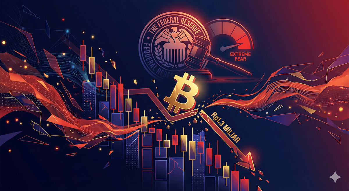 Harga Bitcoin Terancam Jebol Rp1,3 Miliar? The Fed dan "Extreme Fear" Jadi Biang Kerok!