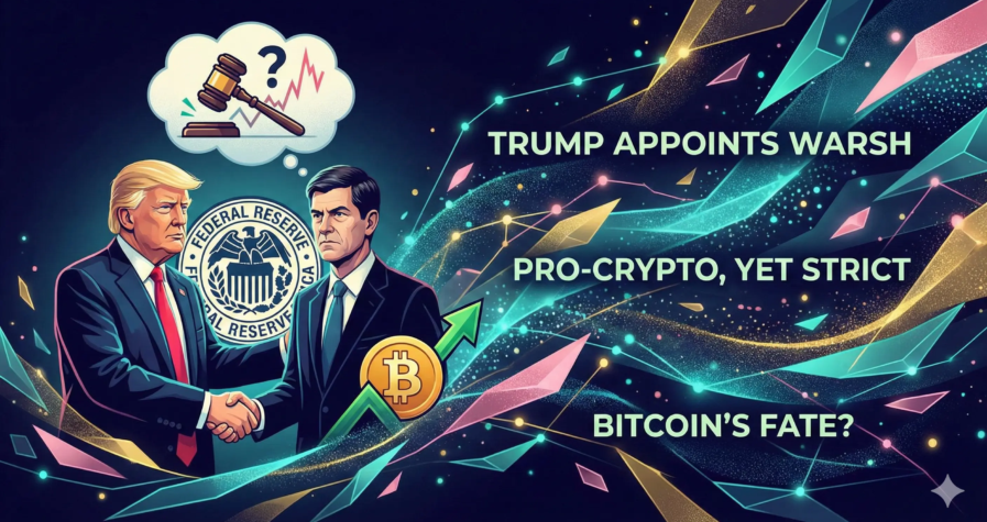 Trump Tunjuk Kevin Warsh Jadi Bos The Fed: Pro-Kripto Tapi 'Galak', Nasib Harga Bitcoin Aman?