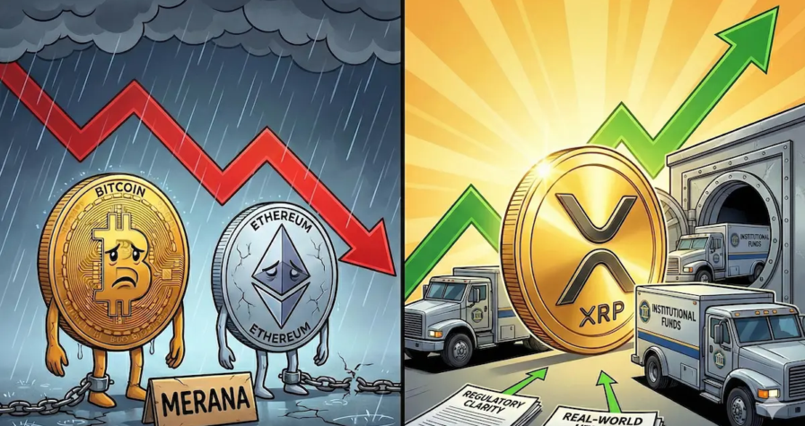 Bitcoin dan Ethereum Merana, XRP Malah Diborong Institusi? Ini Alasannya!
