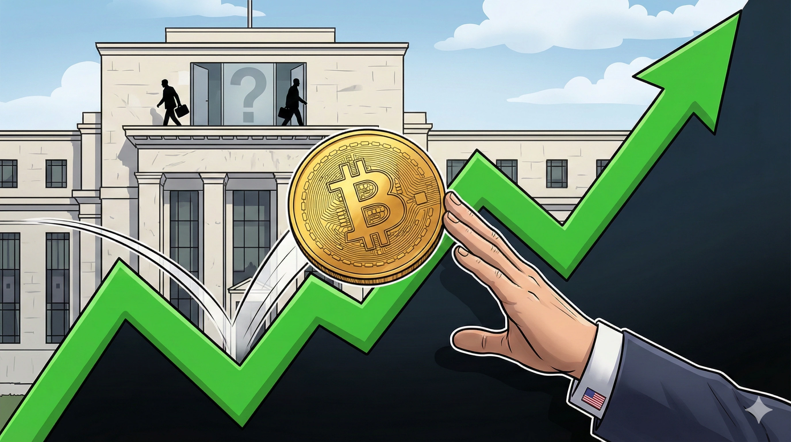 Harga Bitcoin Rebound ke Rp1,13 Miliar! AS Diam-diam "Serok Bawah" dan Isu Ketua The Fed Baru