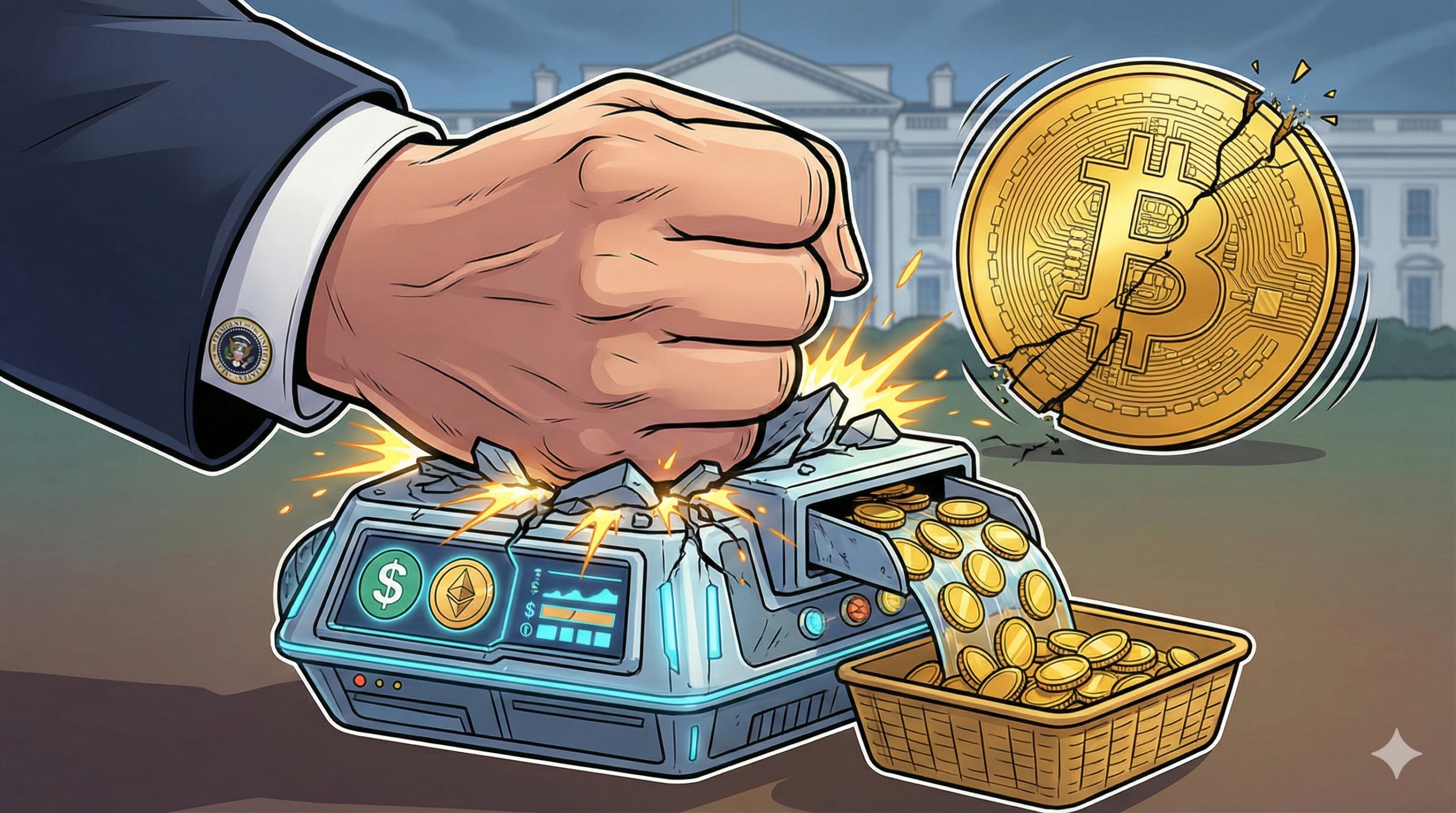 Gedung Putih Turun Tangan! Cuan Bunga Stablecoin Terancam Hilang, Apa Kabar Harga Bitcoin?