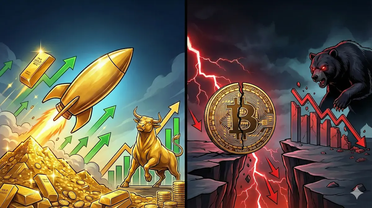 Laba Gold Fields Meroket 3x Lipat Efek Reli Emas! Sinyal Bahaya bagi Harga Bitcoin?