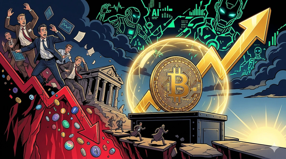 Wall Street Kena Mental "AI Scare"! Harga Bitcoin Tertahan di Rp1 Miliar, Altcoin Makin Berdarah