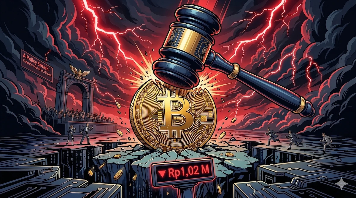 Badai Kripto! Harga Bitcoin Anjlok ke Rp1,02 Miliar Imbas Tarif Trump, Awas Nyungsep ke Rp928 Juta