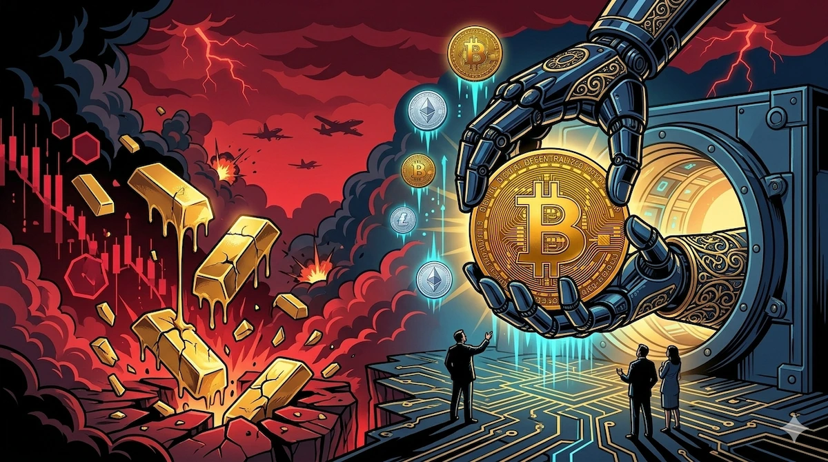 Perang Bikin Emas Keok, Raksasa Ini Justru Borong Kripto Rp166 Triliun! Sinyal Kuat Buat Harga Bitcoin?