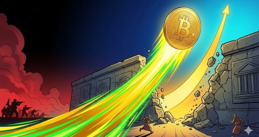 Perang Mereda, Harga Bitcoin Bersiap Meledak ke Rp4,7 Miliar Berkat Pola "Banana Split"?