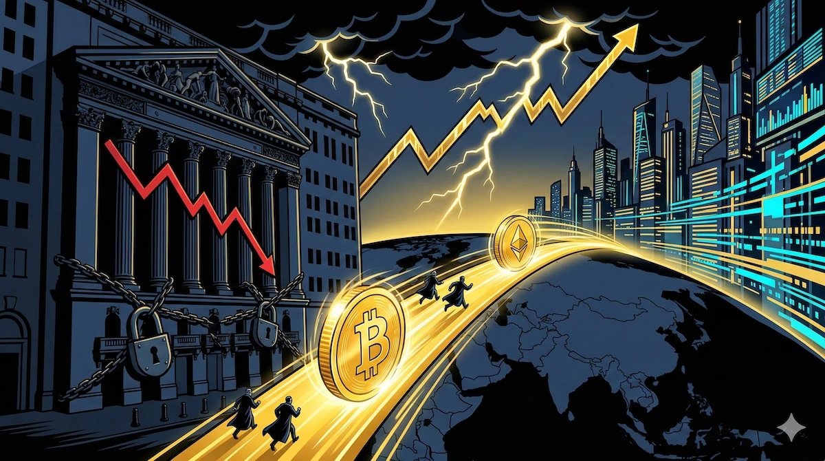 Saat Wall Street Tutup, Kripto Ambil Alih! Bursa 24/7 Jadi Barometer Baru Krisis Global