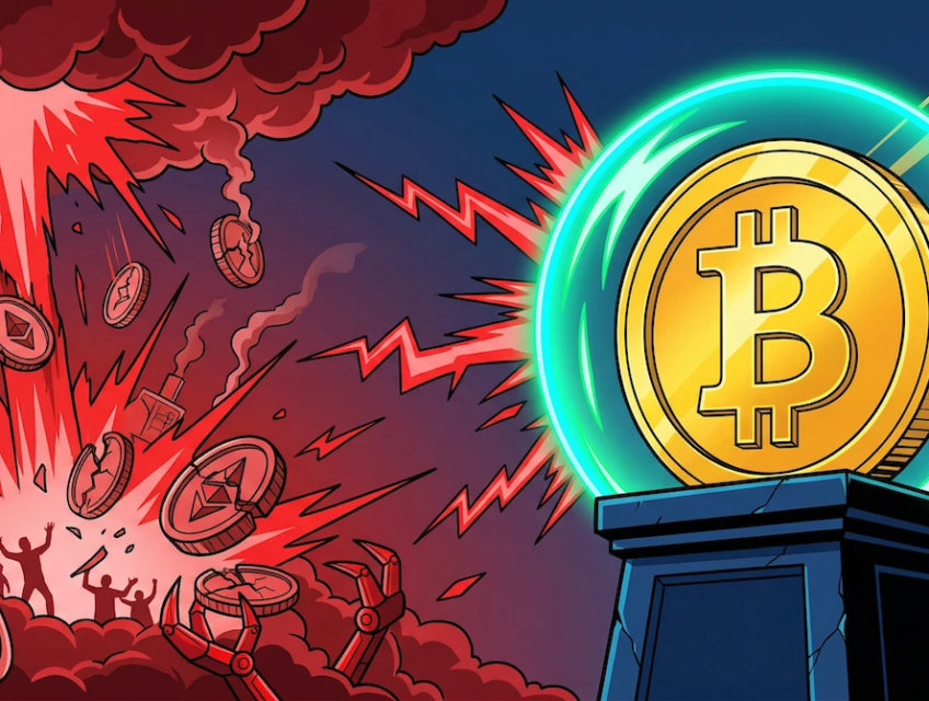 Badai Likuidasi Altcoin! Fartcoin Runtuh, Akankah Guncangan Ini Menyeret Jatuh Harga Bitcoin?