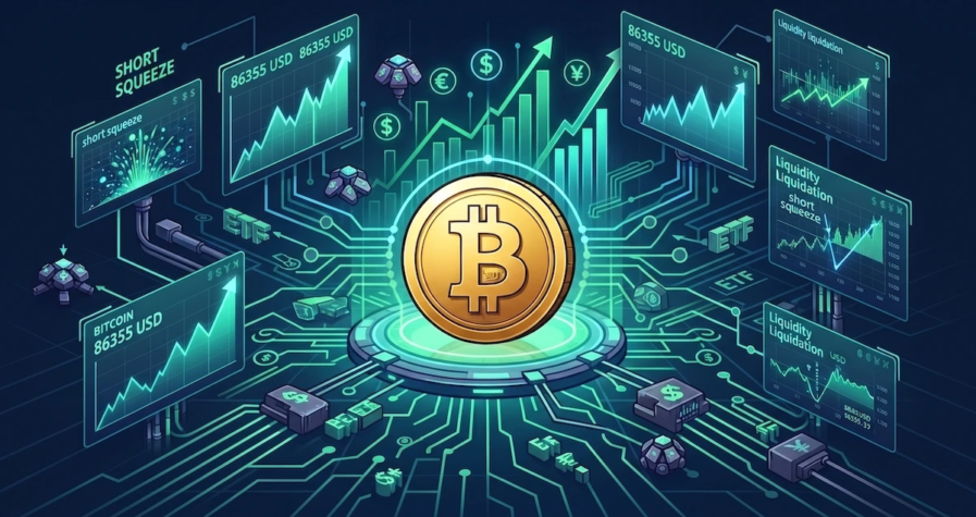 Harga Bitcoin Melesat ke Level Tertinggi Sejak Januari di USD 86.355: Lonjakan Didorong Anjloknya Harga Minyak dan Aksi Short Squeeze