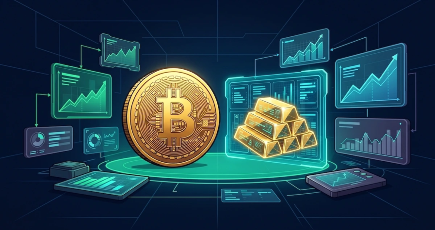 Prospek Bitcoin vs Emas: Pasar Harga Bitcoin Bertahan di Zona Konsolidasi Saat The Fed Isyaratkan Suku Bunga Lanjutan